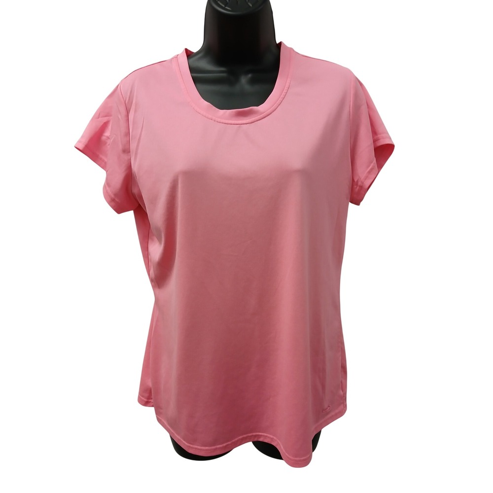 C9 by Champion Womens Pink Short Sleeve Activewear Loose Fit T-Shirt Size L‎